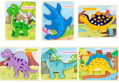 Jurassik'Bois – Puzzle Dinosaure 3D en Bois pour Petits Aventuriers